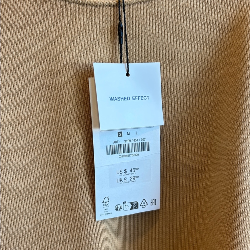 🖤NWT Zara Oversized Sweatshirt - Picture 4 of 6